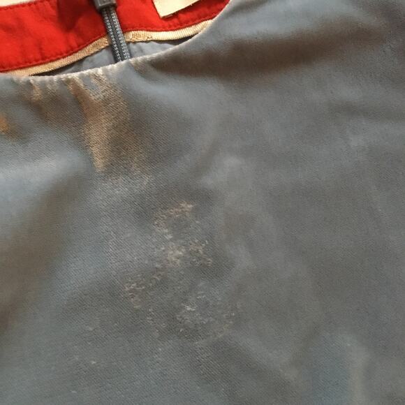 Mini Boden blue velvet snowman dress - Picture 7 of 8